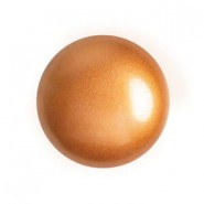 Cabuchon de vidrio par Puca® 18mm - Gold pearl 02010/11016